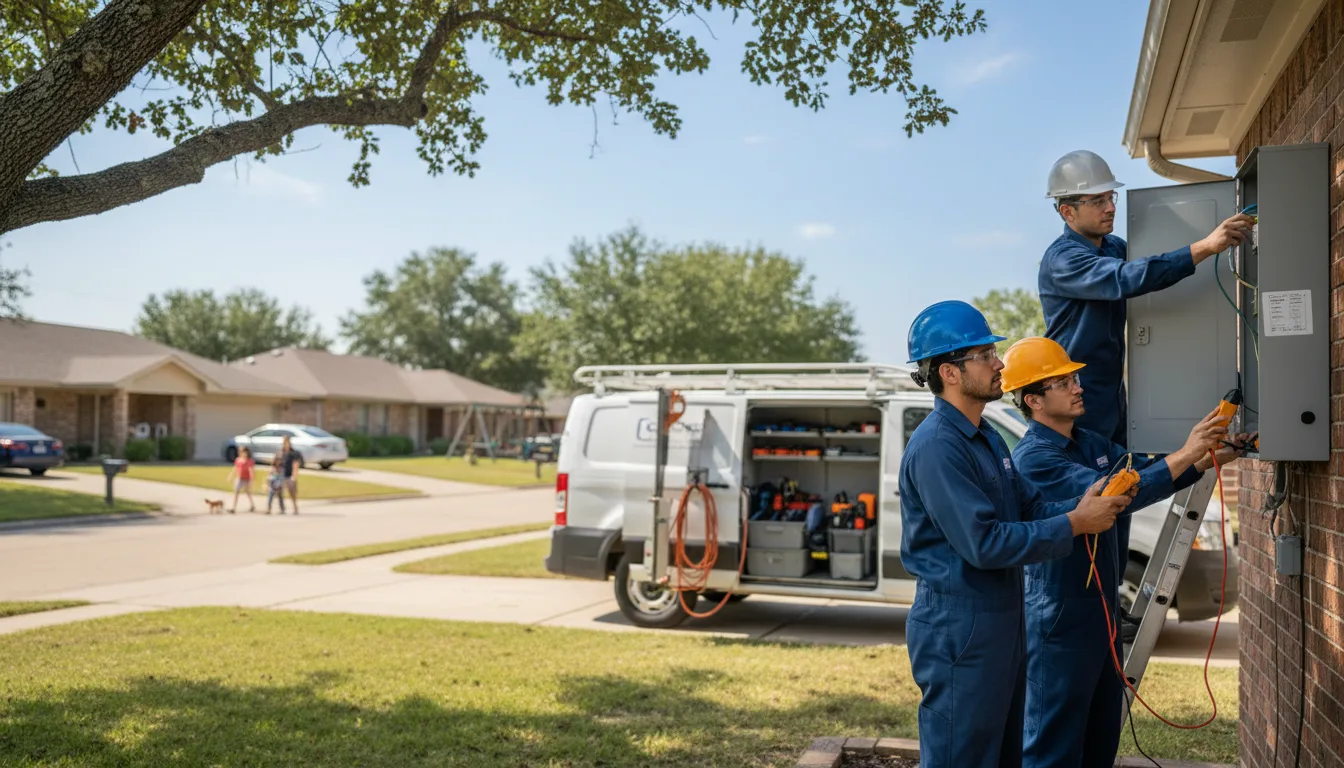 Certified electrician providing emergency electrical services in Carroll, OH
